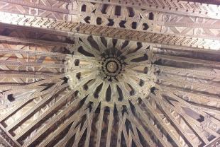 Artesonado de la Iglesia de Narros